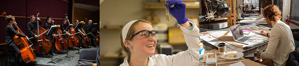 CAS students engage in music, art and scientific research, for which there exist grants.